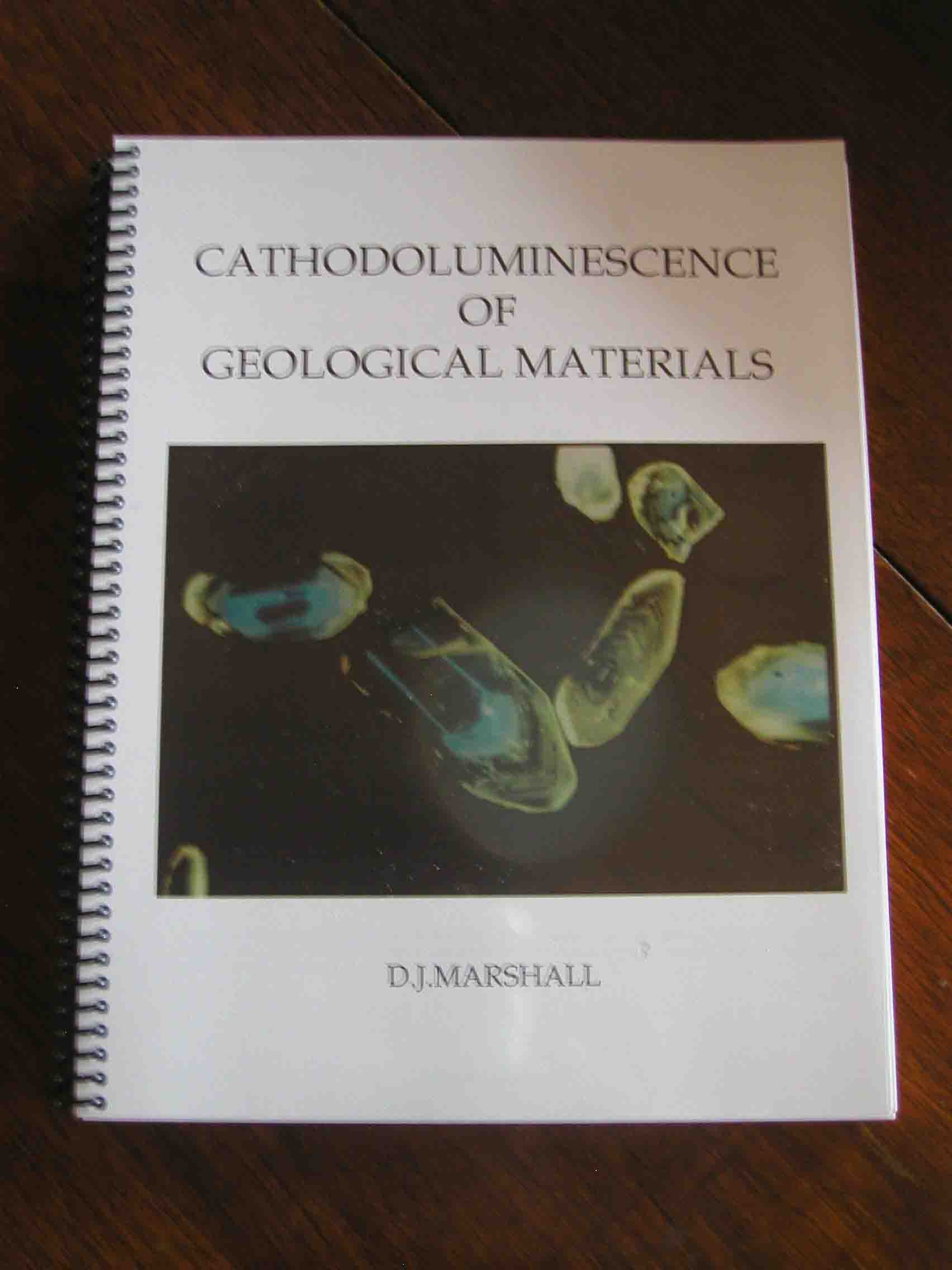 Donald Marshall Cathodoluminescence of Geological Materials textbook book CL reference